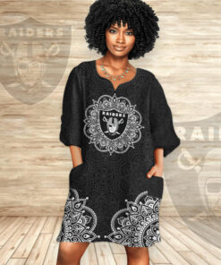 Las Vegas Raiders Dashiki Dress