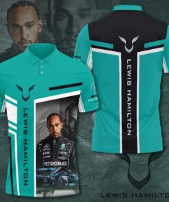 Lewis Hamilton Mercedes AMG Petronas F1 Team 3D Apparels S37 Polo