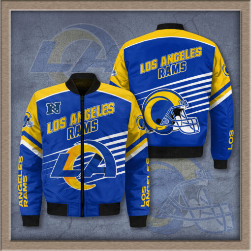Los Angeles Rams 3D Bomber Jacket 01