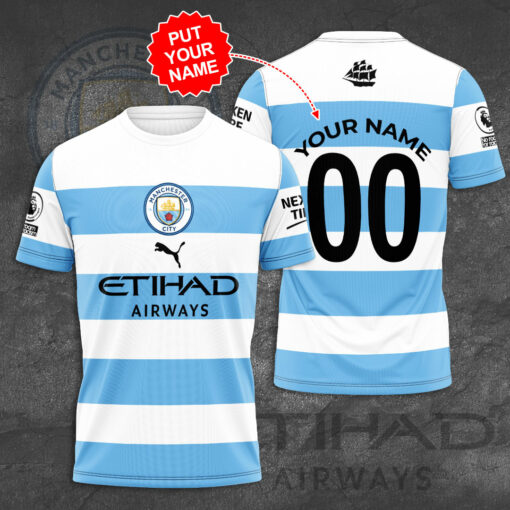 Manchester City T Shirt 3D S3