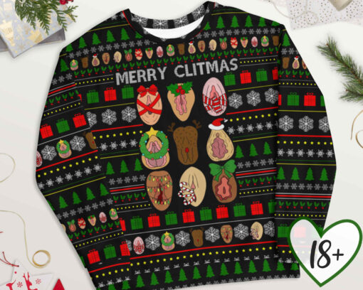 Men Vagina Vulva Dirty Ugly Christmas 3D Sweater