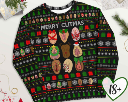 Men Vagina Vulva Dirty Ugly Christmas 3D Sweater