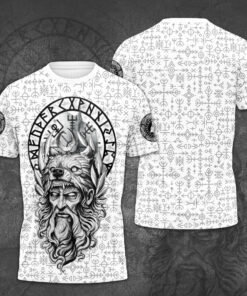 Mens Viking 3D T shirt