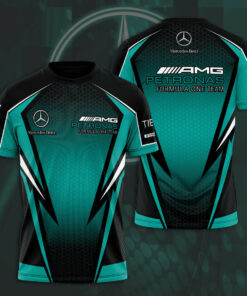 Mercedes AMG Petronas F1 3D Apparels T shirt