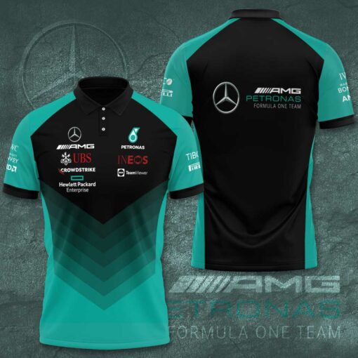 Mercedes AMG Petronas F1 Team 3D Apparels S47 Polo