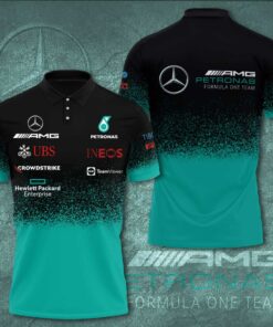 Mercedes AMG Petronas F1 Team 3D Apparels S48 Polo