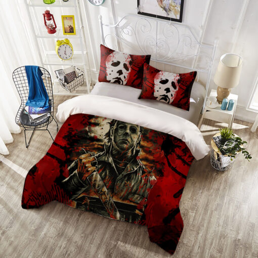 Michael Myers bedding set design 7