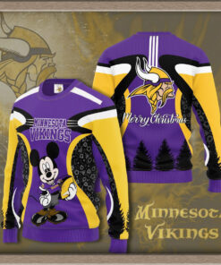 Minnesota Vikings 3D Sweatshirt 01
