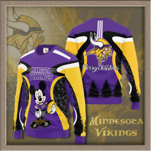 Minnesota Vikings 3D Sweatshirt 01