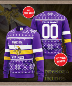 Minnesota Vikings 3D sweater 01