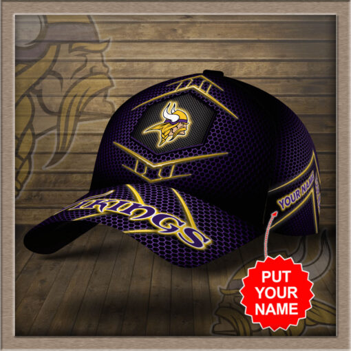 Minnesota Vikings Cap Custom Hat 01