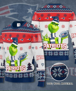 New England Patriots 3D sweater 01