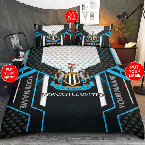 Newcastle United bedding set – duvet cover pillow shams 03