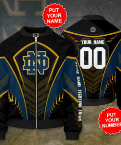 Notre Dame Fighting Irish 3D Bomber Jacket 01