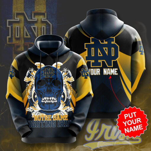 Notre Dame Fighting Irish 3D Hoodie 01