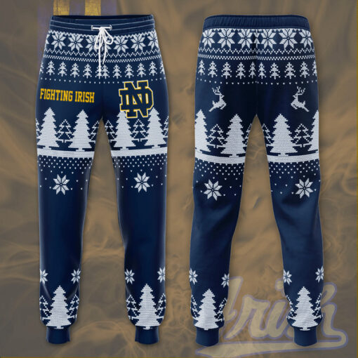Notre Dame Fighting Irish 3D Sweatpant 01