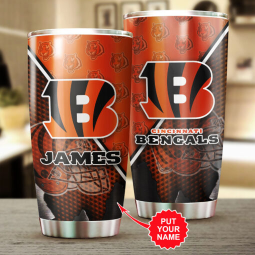 Personalized Cincinnati Bengals Tumbler Cup WOAHTEE14623S1