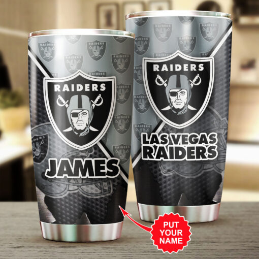 Personalized Las Vegas Raiders Tumbler Cup WOAHTEE13623S3