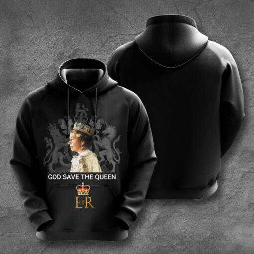 Queen Elizabeth II Unisex Hoodie 2D 01