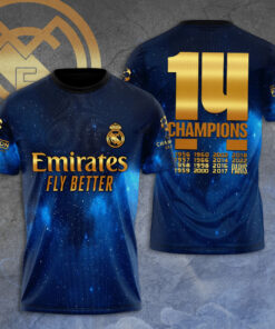 Real Madrid FC 3D T shirt