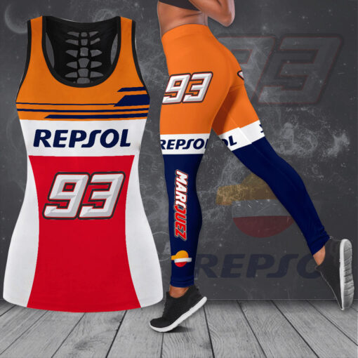Repsol Honda Hollow Tank Top Leggings set