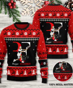 Roger Federer 3D Ugly Sweater