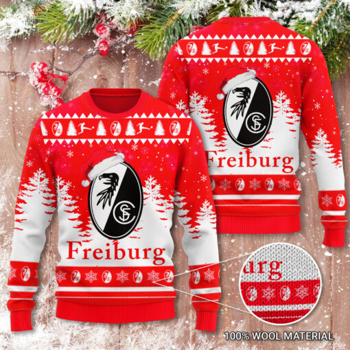 SC Freiburg 3D Christmas Sweater 2022