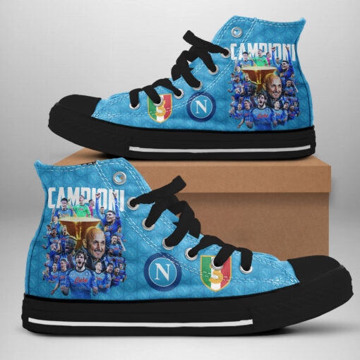 SSC Napoli High Top Canvas Shoe WOAHTEE02823S4 Design 2