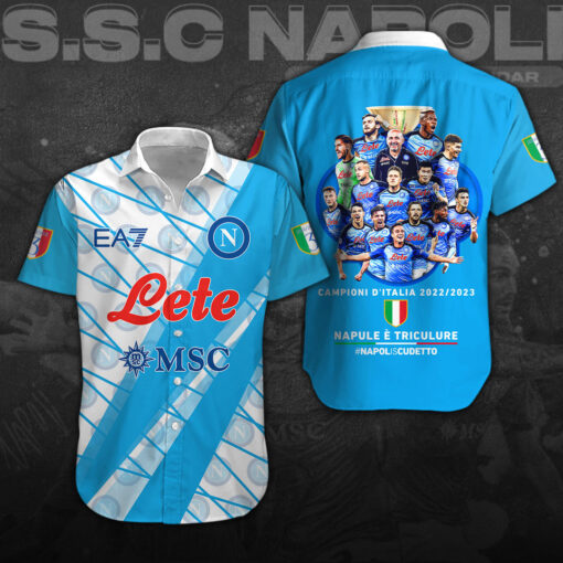 Ssc Napoli short sleeve dress shirts WOAHTEE19723S1