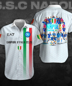 Ssc Napoli short sleeve dress shirts WOAHTEE20723S4