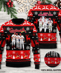 St. Louis Cardinals Farewell Tour 3D Ugly Sweater