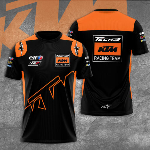 Tech3 KTM Factory Racing 3D T shirt Tech3 E Racing 3D T shirt Red Bull KTM Tech3 3D T shirt