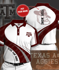 Texas AM Aggies 3D Polo 01