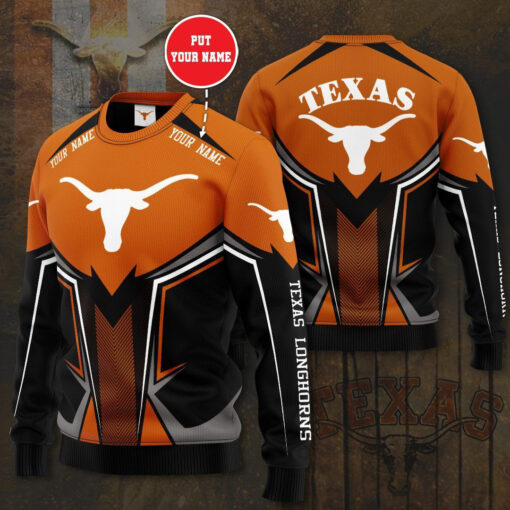 Texas Longhorns 3D Sweatshirt 01