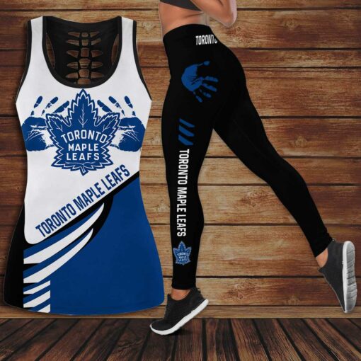 Toronto Maple Leafs Hollow Tank Top Leggings