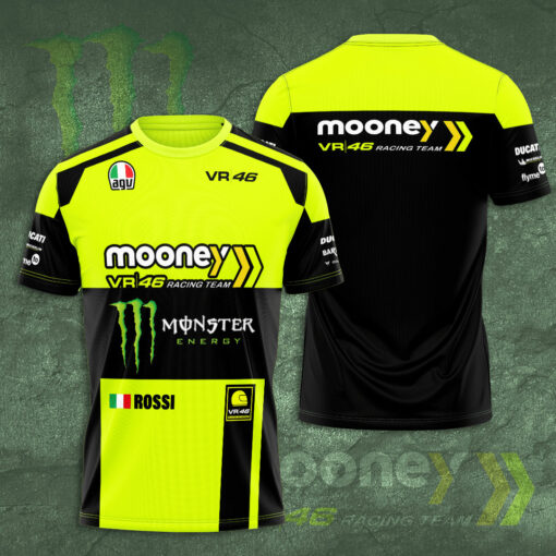 VR46 Mooney 3D T shirt new