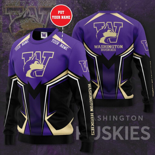 Washington Huskies 3D Sweatshirt 01