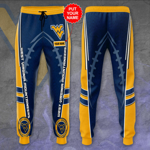 West Virginia Mountaineers 3D Sweatpant 01