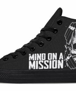 body under construction high top canvas shoes