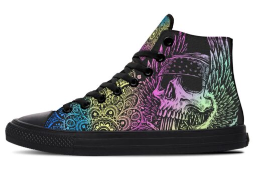 colors fusion high top canvas shoes