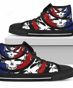 grateful dead high top shoes 3d