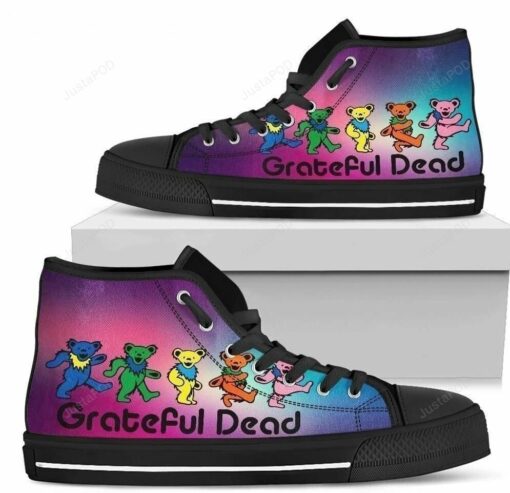 grateful dead high top shoes
