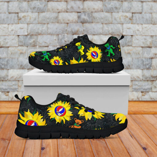 grateful dead sneakers bears dancing in sunflowers garden lt13