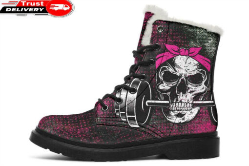 hardcore lifter faux fur leather boots