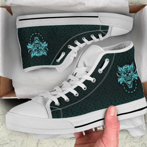 high top shoe fenrir viking cyan 3d a27