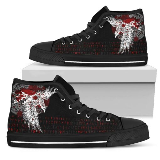 high top shoe mystical raven tattoo blood a31