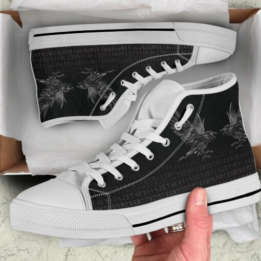 high top shoes odin huginn and muninn rune a27