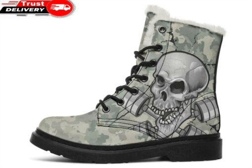lift it break it camo faux fur leather boots