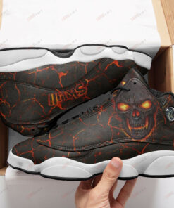 skull evil fire 13 sneakers xiii shoes