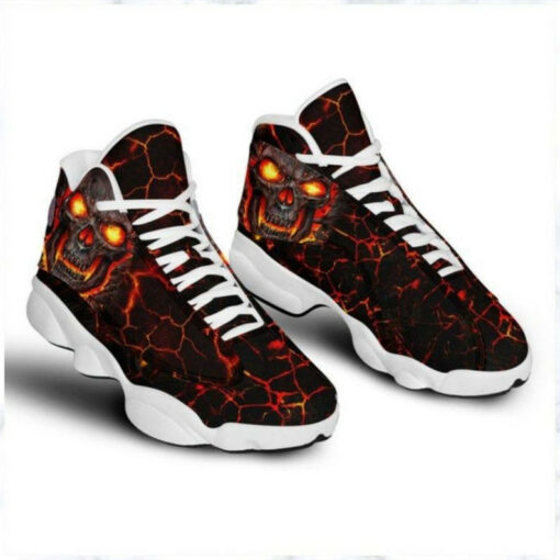 skull fire air jd13 sneakers shoes athletic run casual shoes